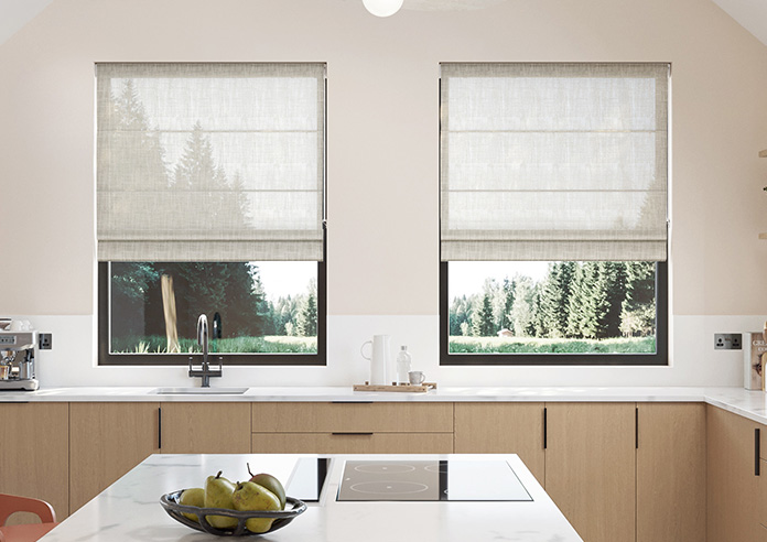Siena Voile, Greige - Roman Blind - Image 3